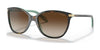 Ralph RA5160 Sunglasses | Size 57 / Shiny Havana On Acquamarine / Gradient Brown (3N 16%) №601/13