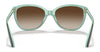 Ralph RA5160 Sunglasses | Size 57 / Shiny Black / Gradient Grey (3N 15.2%) №501/11