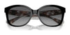 Ralph RA5191 Sunglasses | Size 55 / Shiny Black / Gradient Grey (Polarized) (3P 13%) №5001T3