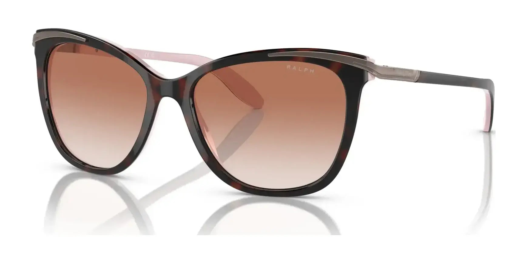 Ralph RA5203 Sunglasses Pink Havana / Gradient Brown