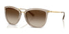 Ralph RA5245 Sunglasses | Size 55 / Shiny Beige / Gradient Brown (3N 16%) №580213