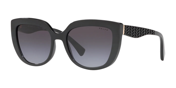 Ralph RA5254 Sunglasses | Size 54 / Shiny Black №50018G / Grey Gradient (3N 15.2%)