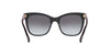 Ralph RA5256 Sunglasses / Shiny Black №50018G / Gradient Grey (3N 13%) / Size 53
