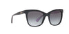 Ralph RA5256 Sunglasses / Shiny Black №50018G / Gradient Grey (3N 13%) / Size 53