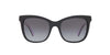 Ralph RA5256 Sunglasses / Shiny Black №50018G / Gradient Grey (3N 13%) / Size 53