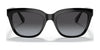 Ralph RA5261 Sunglasses | Size 53 / Shiny Black №50018G / Gradient Grey (3N 15.2%)