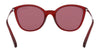 Ralph RA5262 Sunglasses | Size 54 / Shiny Transparent Bordeaux №5800D0 / Dark Violet Mirror Red (2N 21%)
