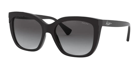 Ralph RA5265 Sunglasses Shiny Black / Light Grey Gradient Dark Grey