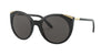 Ralph RA5269 Sunglasses / Shiny Black & Gold №500187 / Dark Grey (3N 9.9%) / Size 54