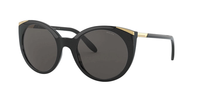 Ralph RA5269 Sunglasses / Shiny Black & Gold №500187 / Dark Grey (3N 9.9%) / Size 54