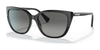 Ralph RA5274 Sunglasses | Size 56 / Shiny Black / Gradient Grey (Polarized) (3P 13%) №5001T3