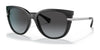 Ralph RA5276 Sunglasses | Size 56 / Black With Matte Black Details №50018G / Gradient Grey (3N 15.2%)