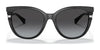Ralph RA5276 Sunglasses | Size 56 / Black With Matte Black Details №50018G / Gradient Grey (3N 15.2%)