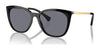Ralph RA5280 Sunglasses | Size 55 / Shiny Black №500180 / Blue (2N 23.5%)