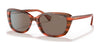 Ralph RA5283 Sunglasses | Size 55 / Striped Brown №59863G / Brown (3N 14.0%)