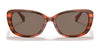 Ralph RA5283 Sunglasses | Size 55 / Striped Brown №59863G / Brown (3N 14.0%)