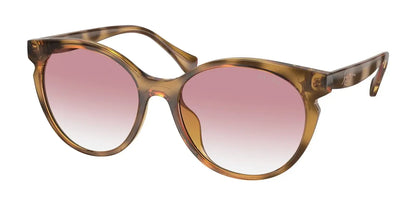 Ralph RA5285U Sunglasses Shiny Dark Havana / Pink Gradient