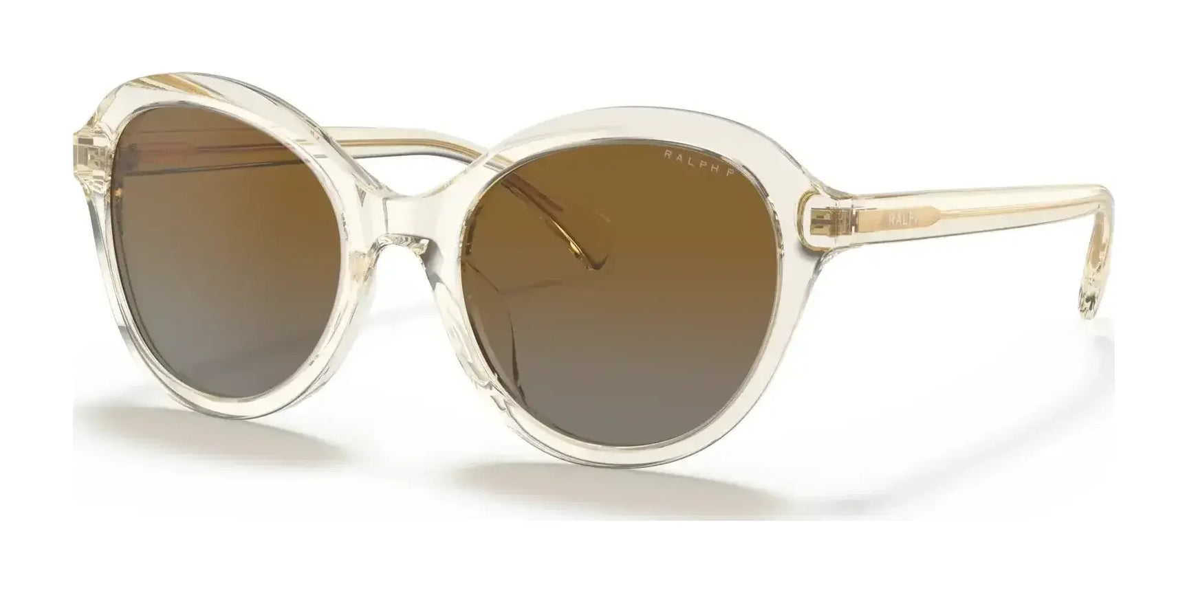 Ralph RA5286U Sunglasses Shiny Pinot Grigio / Amber Gradient Brown (Polarized)