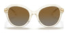Ralph RA5286U Sunglasses | Size 52 / Shiny Pinot Grigio / Amber Gradient Brown (Polarized) (3P 14%) №5034T5