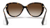 Ralph RA5288U Sunglasses | Size 57 / Shiny Dark Havana №500313 / Gradient Brown (3N 16%)