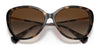 Ralph RA5288U Sunglasses | Size 57 / Shiny Dark Havana №500313 / Gradient Brown (3N 16%)