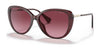 Ralph RA5288U Sunglasses | Size 57 / Shiny Opal Burgundy №59128H / Gradient Violet (3N 16%)