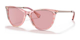 Ralph RA5290 Sunglasses Shiny Striped Rose / Pink