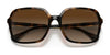 Ralph RA5291U Sunglasses | Size 56 / Shiny Dark Havana / Gradient Brown (3N 16%) №500313