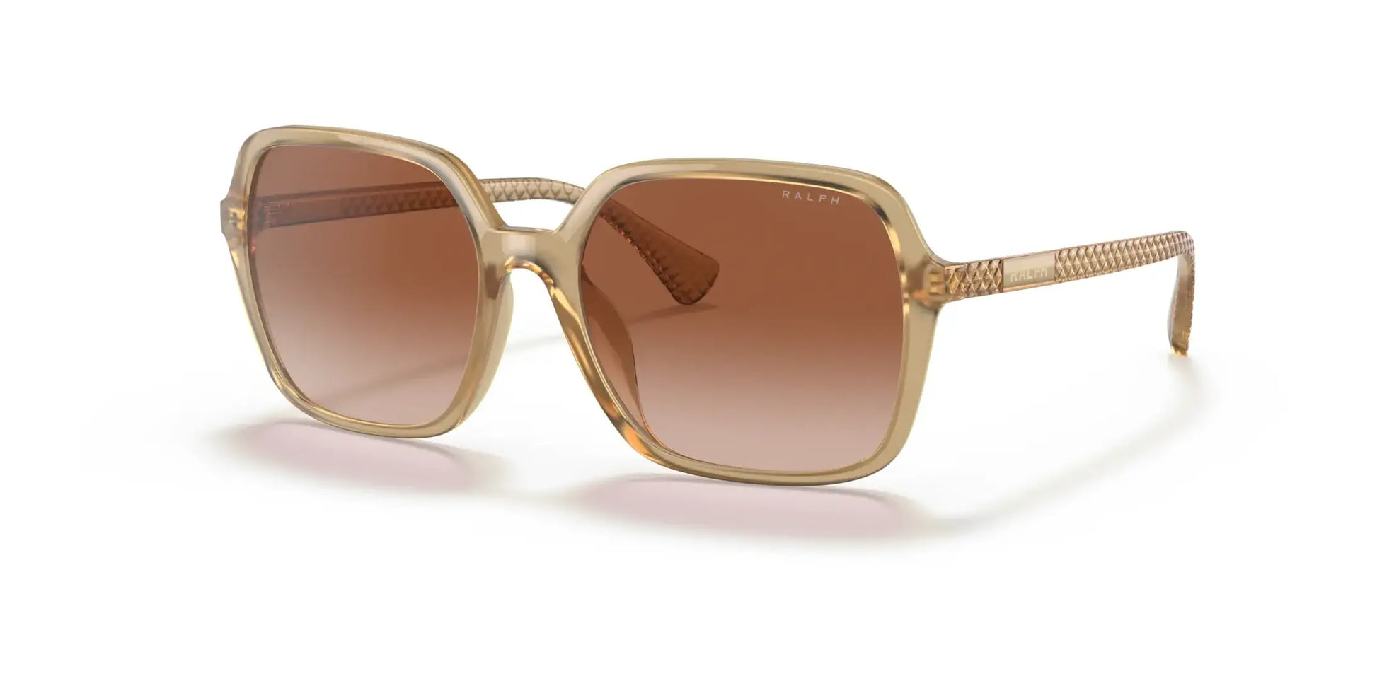 Ralph RA5291U Sunglasses Shiny Transparent Beige / Gradient Brown