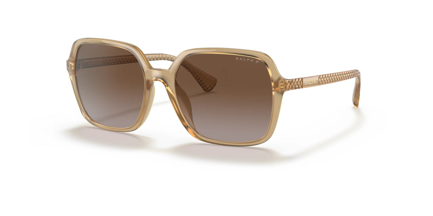 Ralph RA5291U Sunglasses Shiny Transparent Beige / Gradient Brown