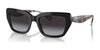 Ralph RA5292 Sunglasses | Size 53 / Shiny Black №50018G / Gradient Grey (3N 13%)