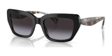 Ralph RA5292 Sunglasses Shiny Black / Gradient Grey