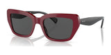 Ralph RA5292 Sunglasses Shiny Opal Red / Dark Grey