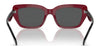 Ralph RA5292 Sunglasses | Size 53 / Shiny Black №50018G / Gradient Grey (3N 13%)