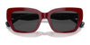 Ralph RA5292 Sunglasses | Size 53 / Shiny Black №50018G / Gradient Grey (3N 13%)