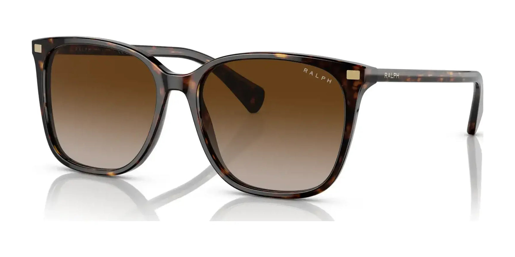 Ralph VVCV RA5293 Sunglasses Shiny Dark Havana / Gradient Brown