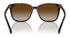 Ralph VVCV RA5293 Sunglasses | Size 56 / Shiny Black / Gradient Brown (Polarized) (3P 13%) №6037T3