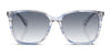 Ralph VVCV RA5293 Sunglasses | Size 56 / Shiny Black / Gradient Brown (Polarized) (3P 13%) №6037T3