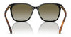 Ralph VVCV RA5293 Sunglasses | Size 56 / Shiny Black / Gradient Brown (Polarized) (3P 13%) №6037T3