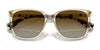 Ralph VVCV RA5293 Sunglasses | Size 56 / Shiny Black / Gradient Brown (Polarized) (3P 13%) №6037T3