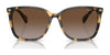 Ralph VVCV RA5293 Sunglasses | Size 56 / Shiny Black / Gradient Brown (Polarized) (3P 13%) №6037T3