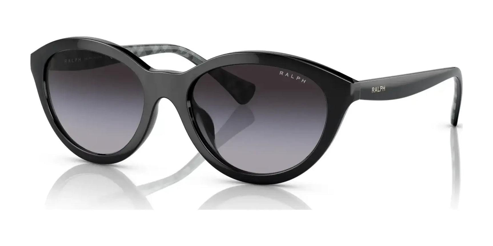 Ralph RA5295U Sunglasses Shiny Black / Gradient Grey