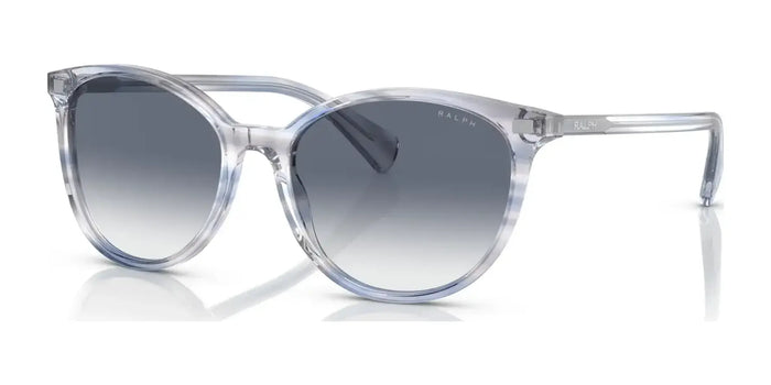 Ralph RA5296 Sunglasses | Size 55 / Shiny Striped Blue Brown №6035X0 / Gradient Violet (2N 35.5%)