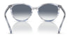 Ralph RA5296 Sunglasses | Size 55 / Shiny Striped Blue Brown №6035X0 / Gradient Violet (2N 35.5%)