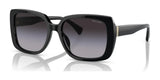 Ralph RA5298U Sunglasses Shiny Black / Gradient Grey