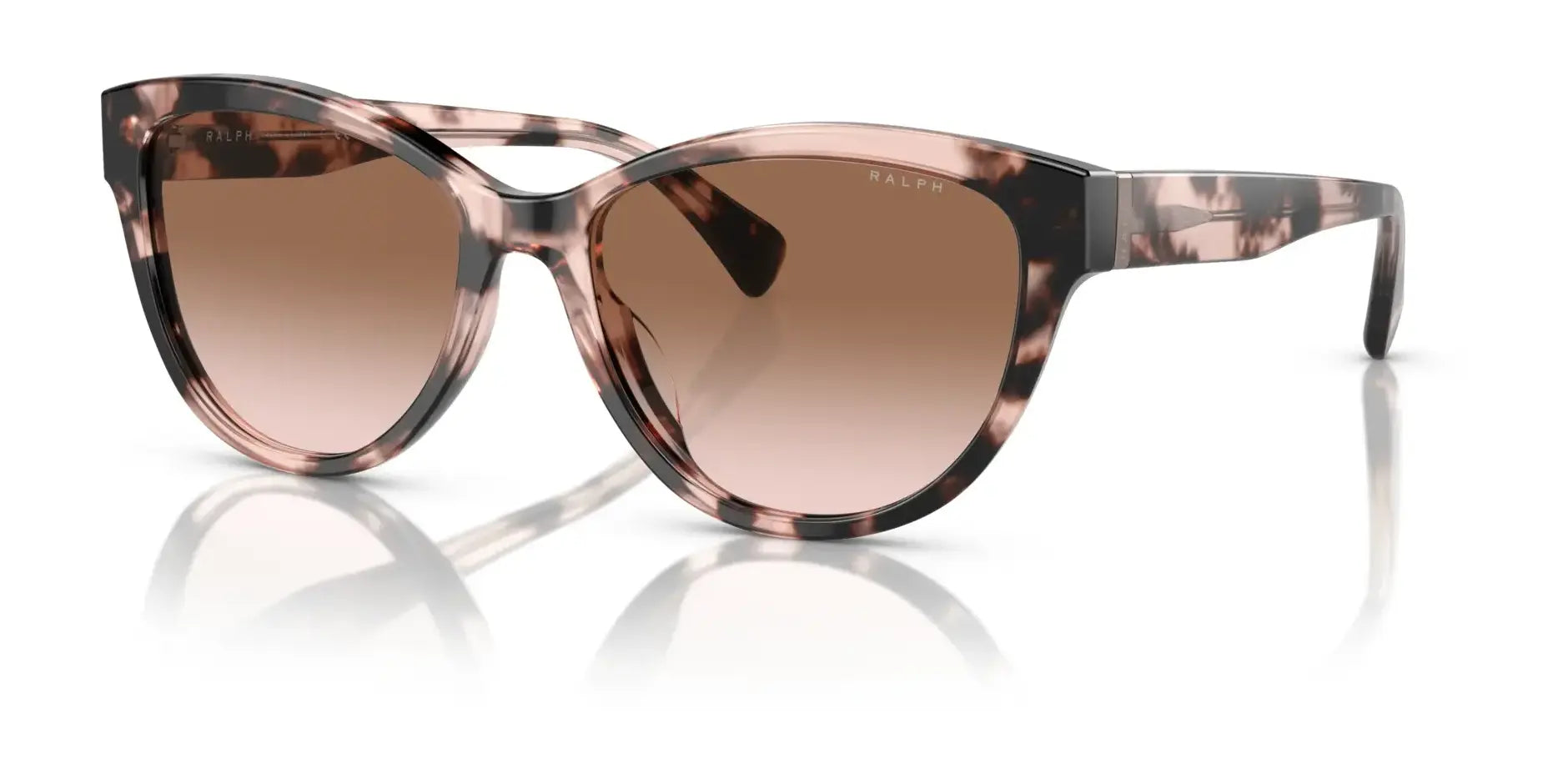 Ralph RA5299U Sunglasses Shiny Pink Havana / Gradient Brown