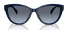 Ralph RA5299U Sunglasses | Size 56 / Shiny Opal Blue / Gradient Blue (2N 23%) №60598F