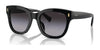 Ralph RA5301U Sunglasses | Size 52 / Shiny Black / Gradient Grey (3N 13%) №50018G