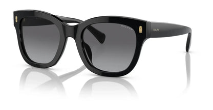 Ralph RA5301U Sunglasses Shiny Black / Gradient Polarized Grey