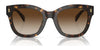 Ralph RA5301U Sunglasses | Size 52 / Shiny Black / Gradient Grey (3N 13%) №50018G
